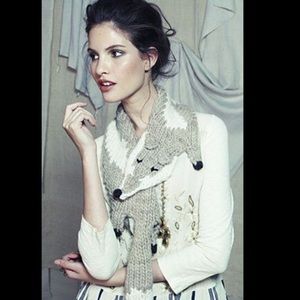 Eugeni Kim For Anthropologie Knit Fox Stole/Scarf